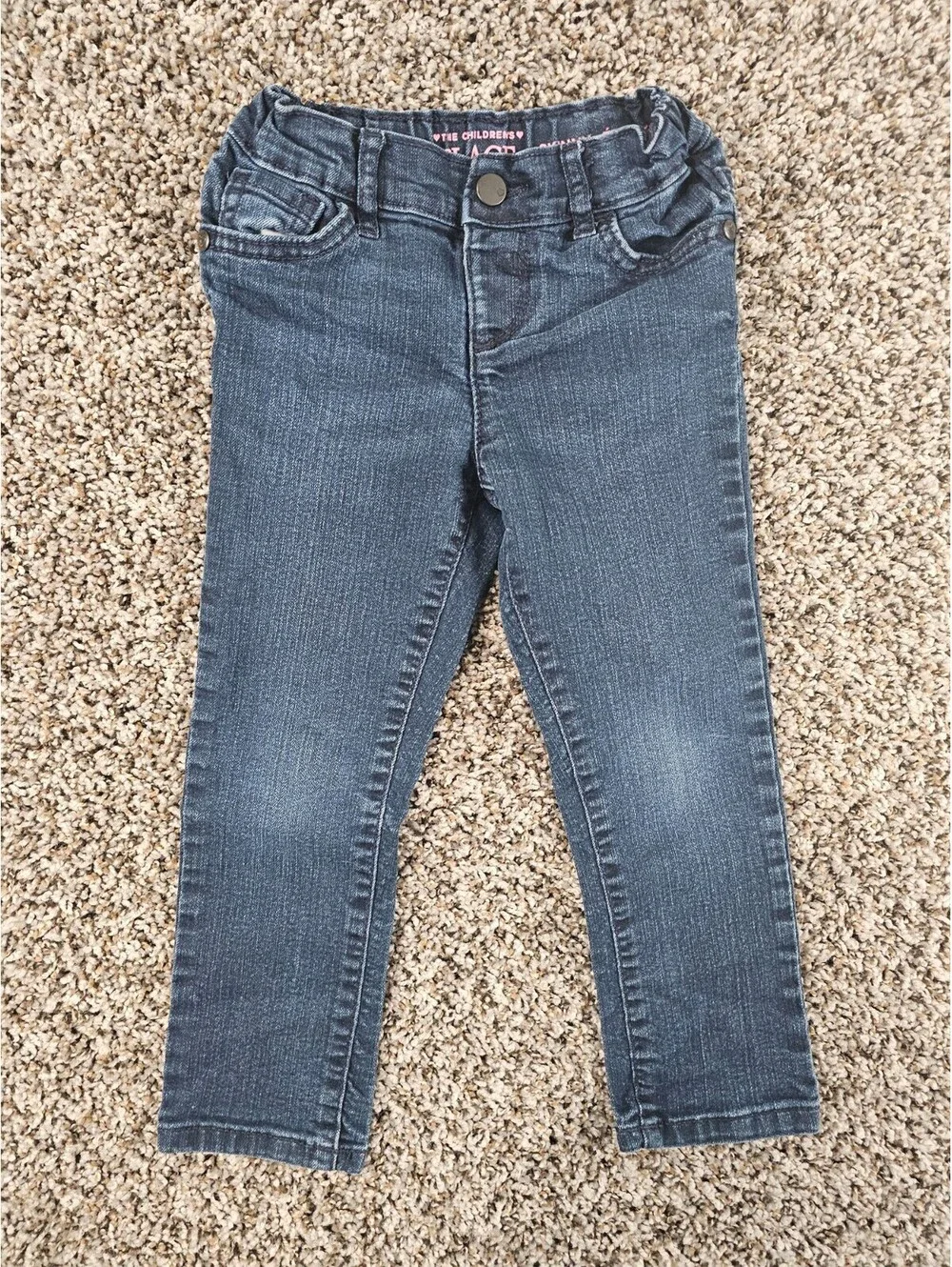Childrens Place Toddler Girls Sz 4T Skinny Leg Blue Jeans